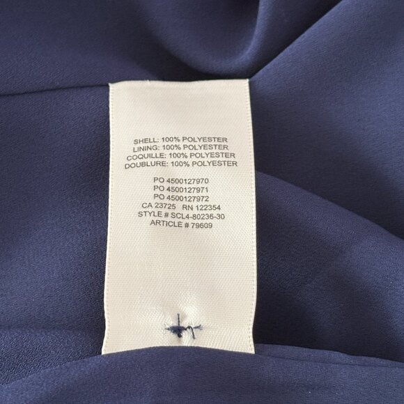 Vintage Aritzia Mambo Dress (8) in Navy - Picture 4 of 5